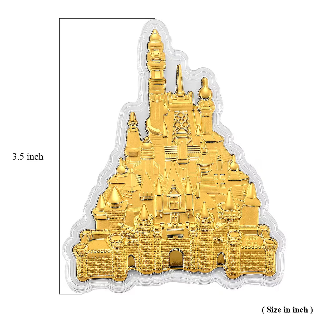 24K Golden Royal Castle Emboss Sheet 10mg image number 5