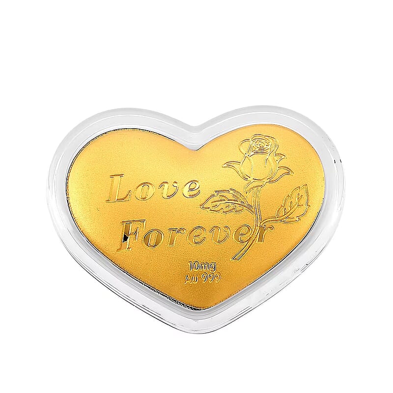 Heart of Forever 24k Gold Embossed Sheet 10mg