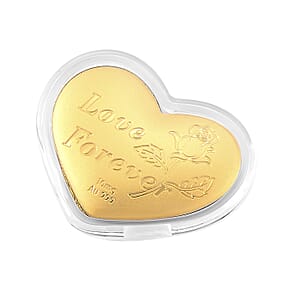 24K Golden Heart Shape Bar 10mg