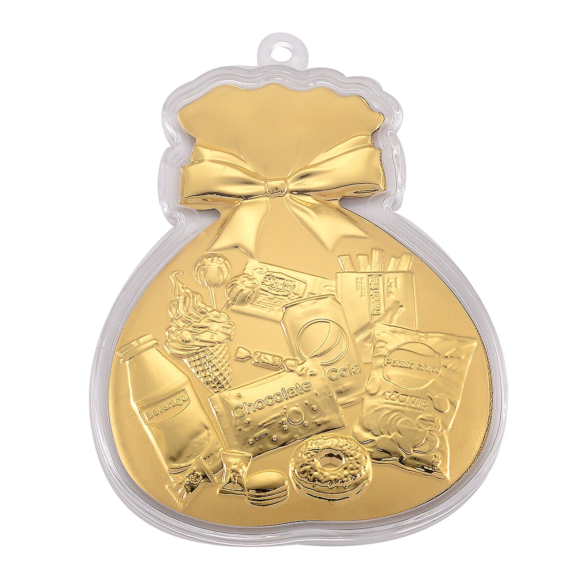 24K Golden Wealth & Blessings Lucky Bag Emboss Sheet 10mg image number 0