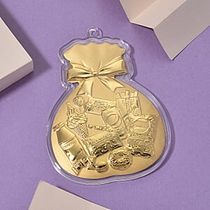 24K Golden Wealth & Blessings Lucky Bag Emboss Sheet 10mg