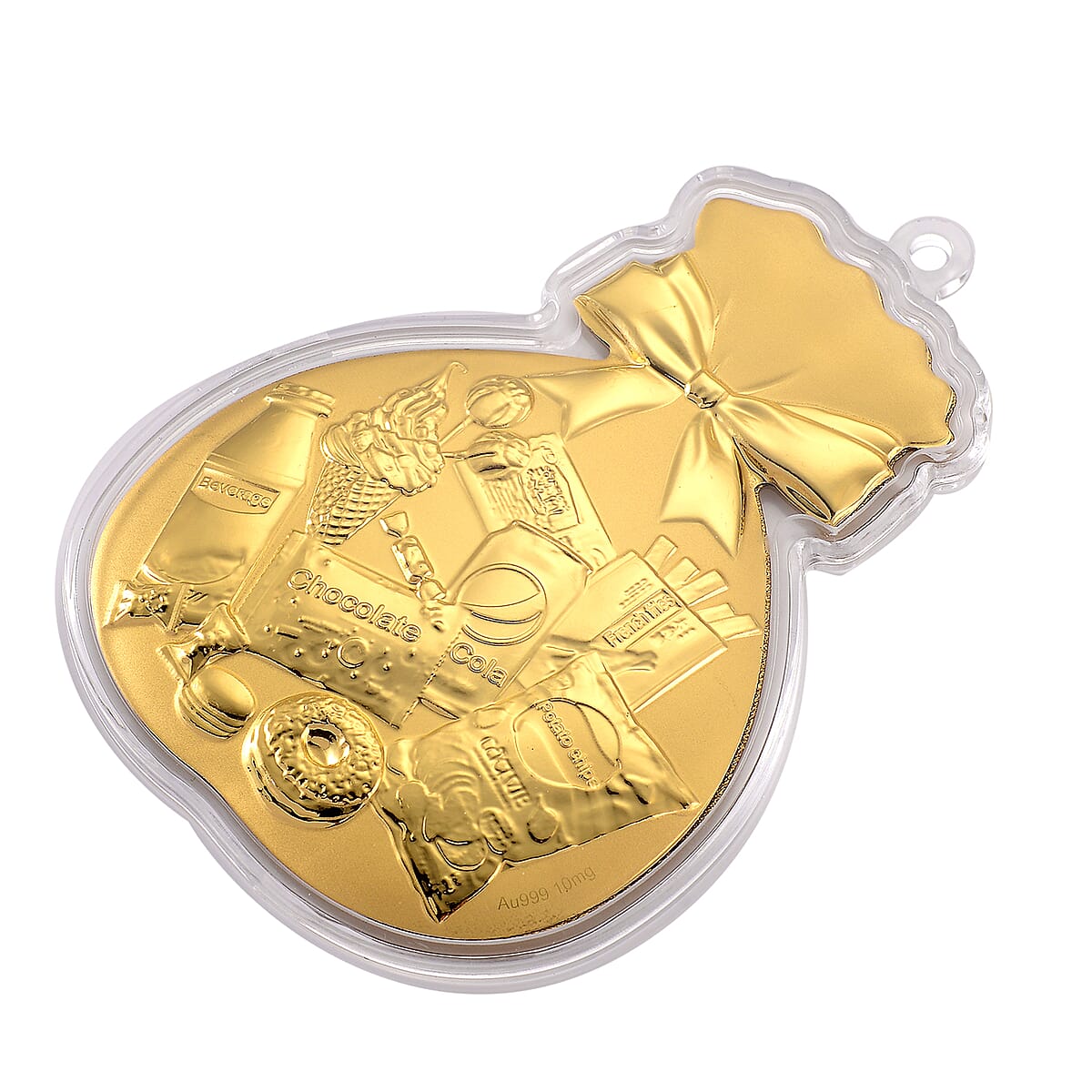 24K Golden Wealth & Blessings Lucky Bag Emboss Sheet 10mg image number 2