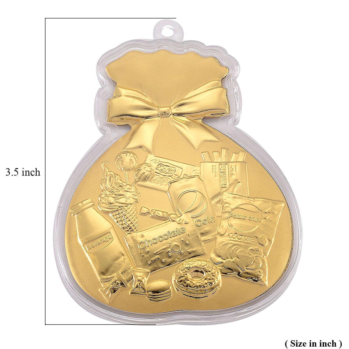 24K Golden Wealth & Blessings Lucky Bag Emboss Sheet 10mg image number 4