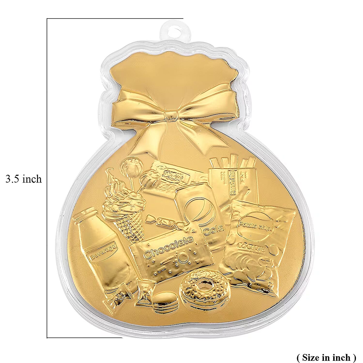 24K Golden Wealth & Blessings Lucky Bag Emboss Sheet 10mg