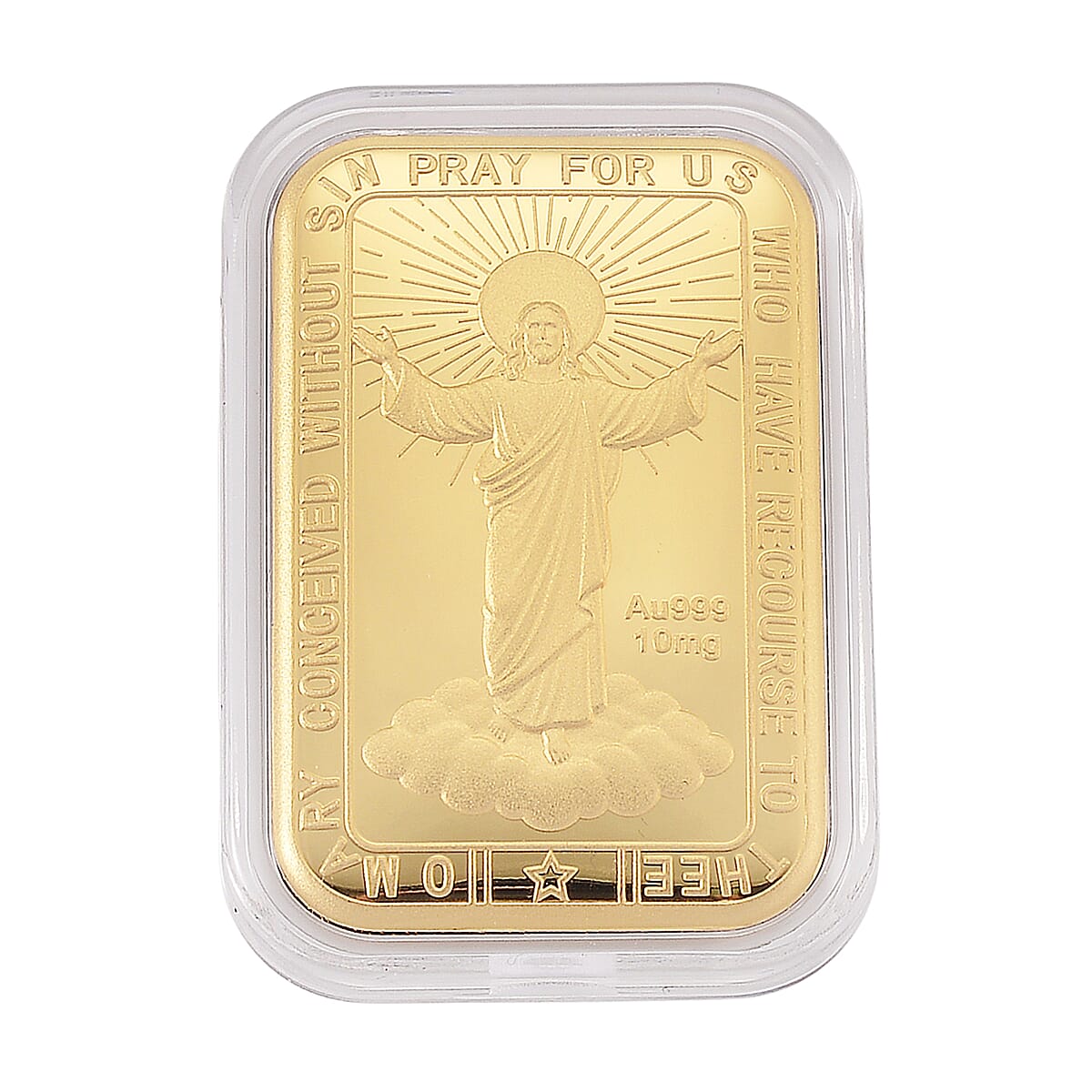 Doorbuster 24K Golden Mother Mary Emboss Sheet 10mg image number 0