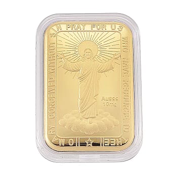 24K Golden Divine Mercy Devotion Emboss Sheet 10mg - Product card gallery slide 1 (10178347794745)