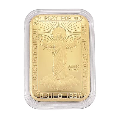 24K Golden Divine Mercy Devotion Emboss Sheet 10mg - Product card gallery slide 1 (10178347794745)