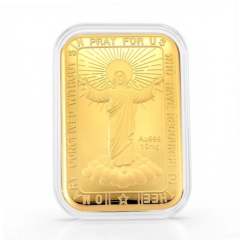 Divine Mercy 24k Gold Embossed Sheet 10mg