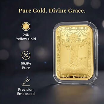 24K Golden Divine Mercy Devotion Emboss Sheet 10mg - Product card gallery slide 2 (10178347794745)