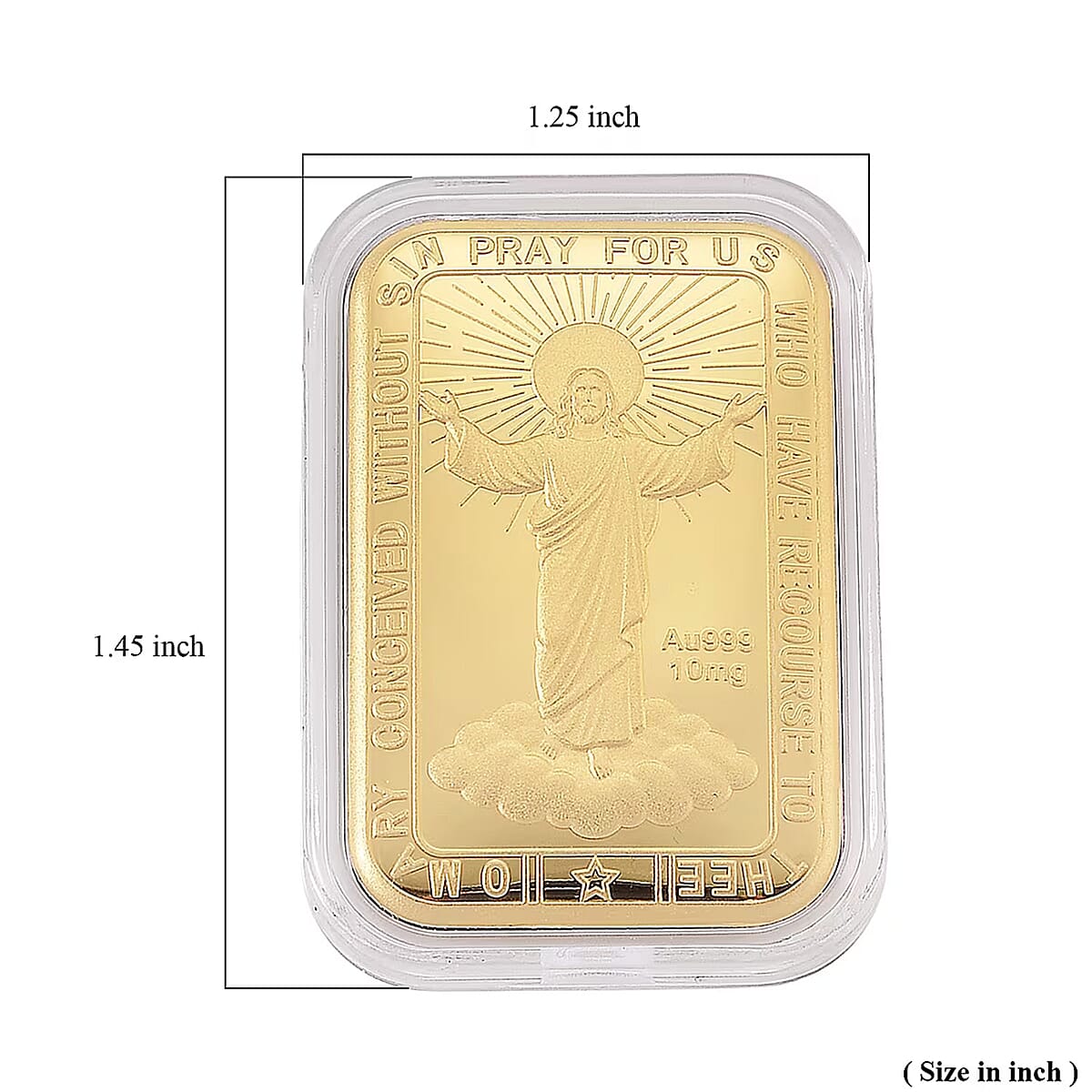  24K Golden Divine Mercy Devotion Emboss Sheet 10mg image number 5