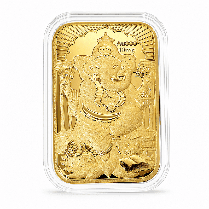 Lord Ganesh 24k Gold Embossed Sheet 10mg