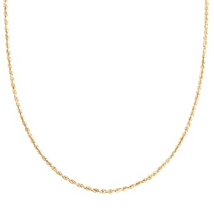 2.3mm Laser Rope Necklace in 14K Yellow Gold 6.0 Grams 24 Inches