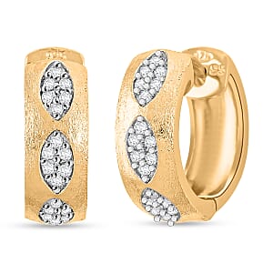 Diamond I2-I3 0.20 ctw Earrings in Sterling Silver 