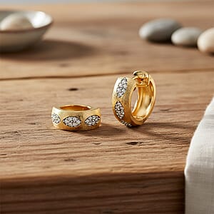 Diamond I2-I3 0.20 ctw Earrings in Sterling Silver 