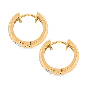 Diamond I2-I3 0.20 ctw Earrings in Sterling Silver 