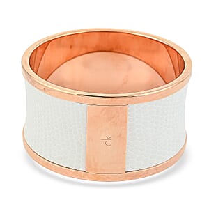 Calvin Klein Spellbound ION Plated RG Stainless Steel Bangle Bracelet (7.00 In)