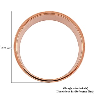 Calvin Klein Spellbound ION Plated RG Stainless Steel Bangle Bracelet (7.00 In)