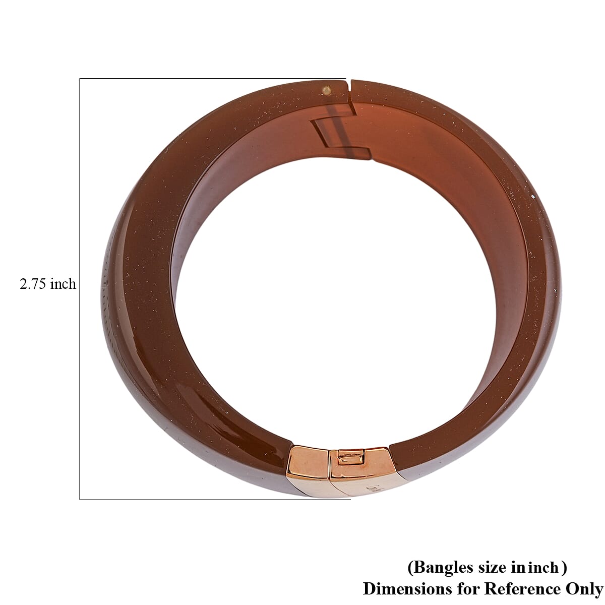 Calvin Klein Closeout ION Plated RG Stainless Steel Vision Bangle Bracelet (6.25 In) image number 4