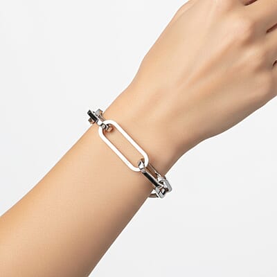 Calvin Klein Stainless Steel Brisk Bangle Bracelet (7.50 In)