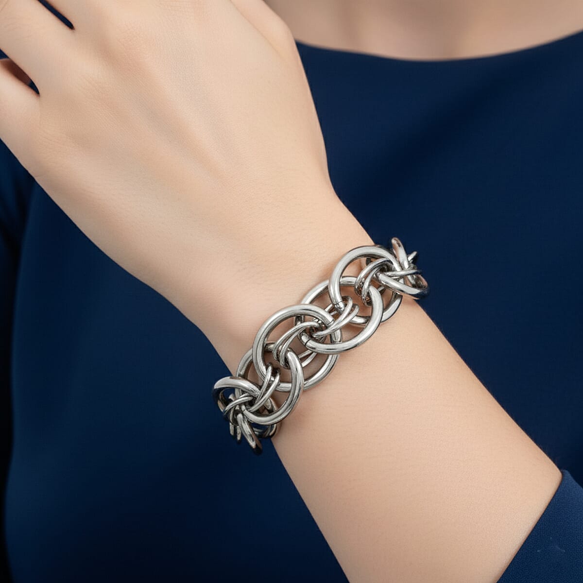 Calvin Klein Stainless Steel Forward Link Bracelet (7.00 In) image number 2