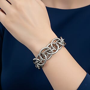 Calvin Klein Stainless Steel Forward Link Bracelet (7.00 In)