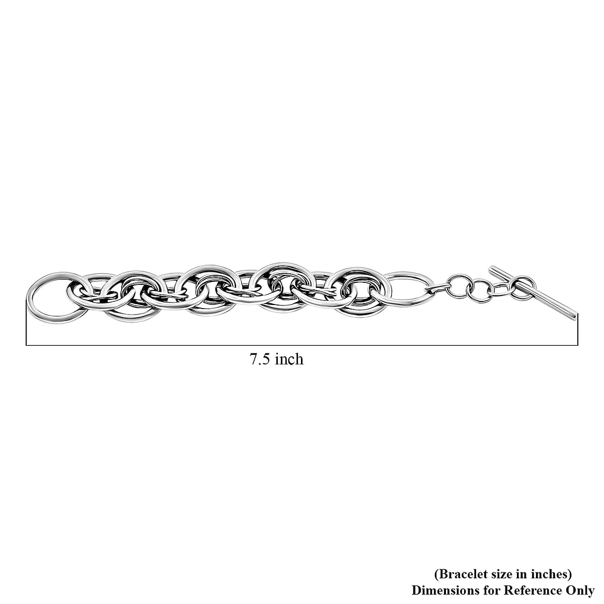 Calvin Klein Stainless Steel Forward Link Bracelet (7.00 In) image number 5