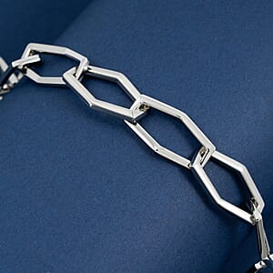 Calvin Klein Closeout Stainless Steel Abstract Bracelet (7.00 In)
