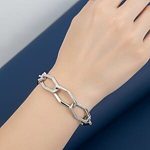Calvin Klein Closeout Stainless Steel Abstract Bracelet (7.00 In)