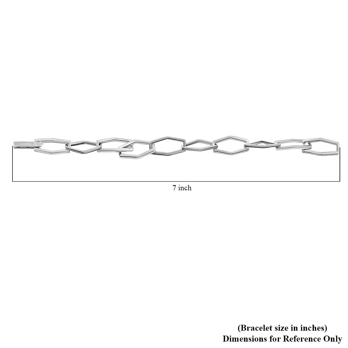 Calvin Klein Closeout Stainless Steel Abstract Bracelet (7.00 In) image number 5