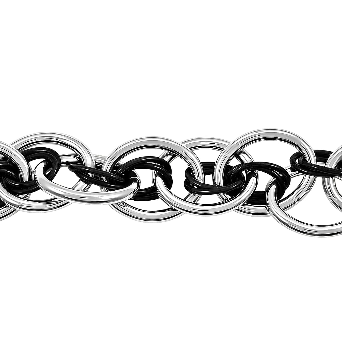 Calvin Klein Closeout ION Plated Black and Stainless Steel Forward Bracelet (7.00 In) image number 3