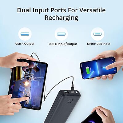 Closeout JIGA 30000 mAh Power Bank with Flashlight