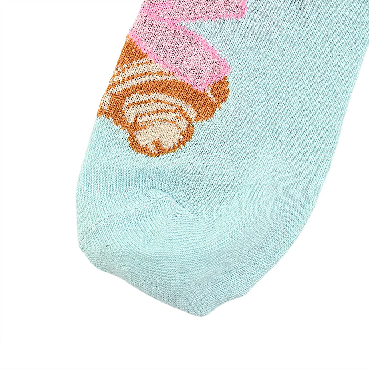 Closeout Spoiled Angel 20 Pairs Women's No Show Socks - Bon Appetit (Sizes 4-10) image number 4