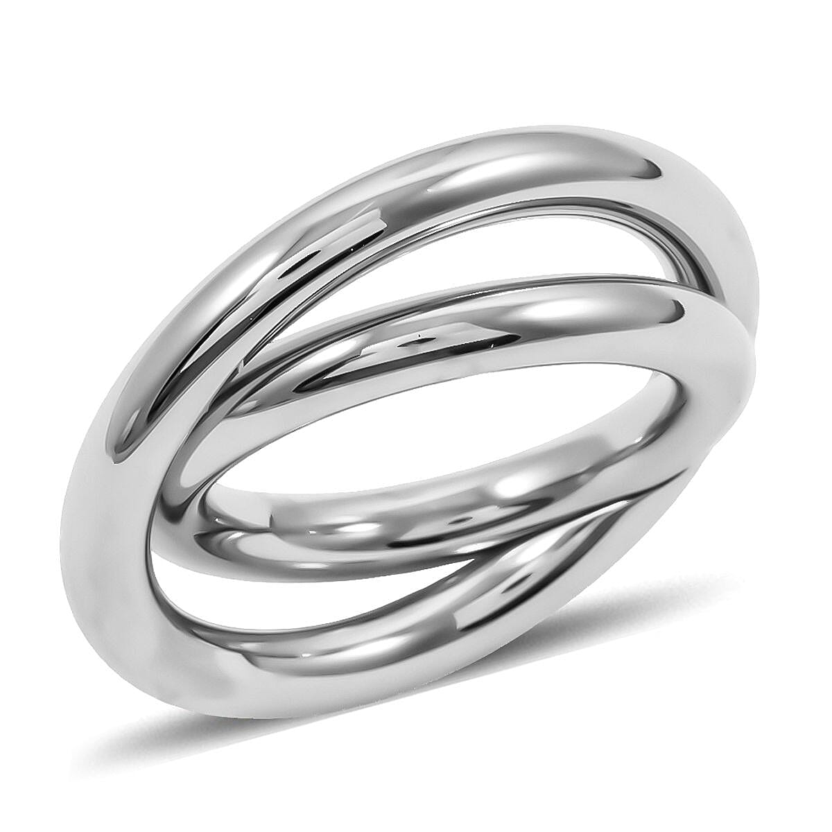 Calvin Klein Closeout Continue Ring in Stainless Steel (Size 5.0) image number 0
