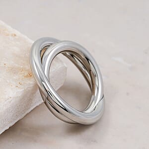 Calvin Klein Closeout Continue Ring in Stainless Steel (Size 5.0)