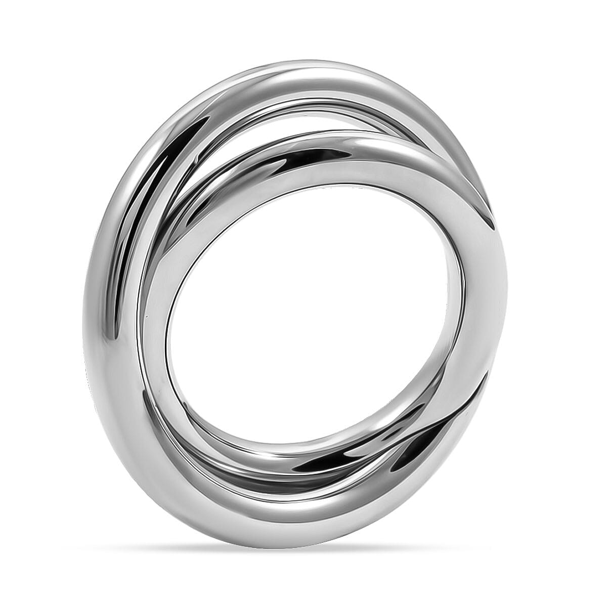 Calvin Klein Closeout Continue Ring in Stainless Steel (Size 5.0) image number 3