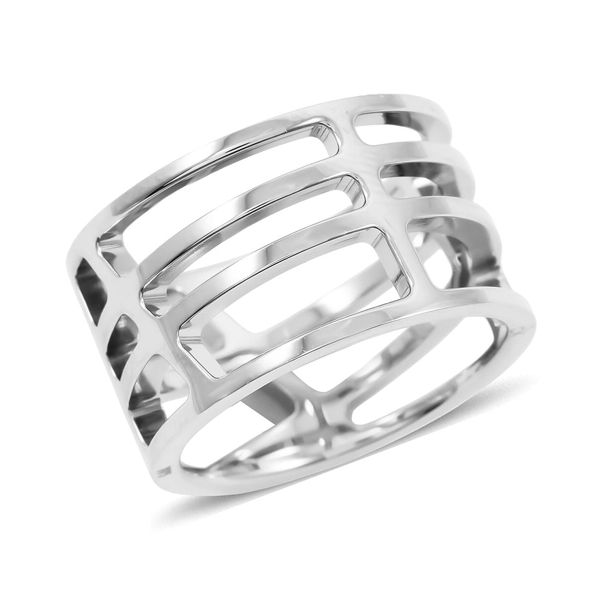 Calvin Klein Draw Ring in Stainless Steel (Size 5.0) image number 0