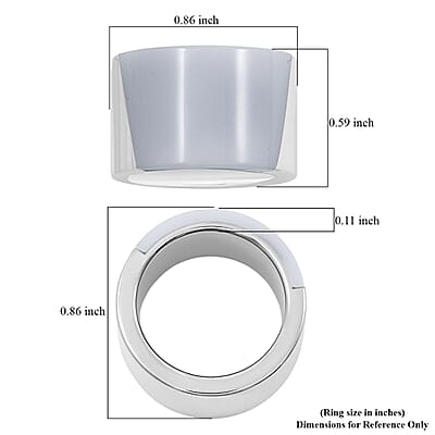 Calvin Klein Closeout Distinct Ring in Stainless Steel (Size 6.0)