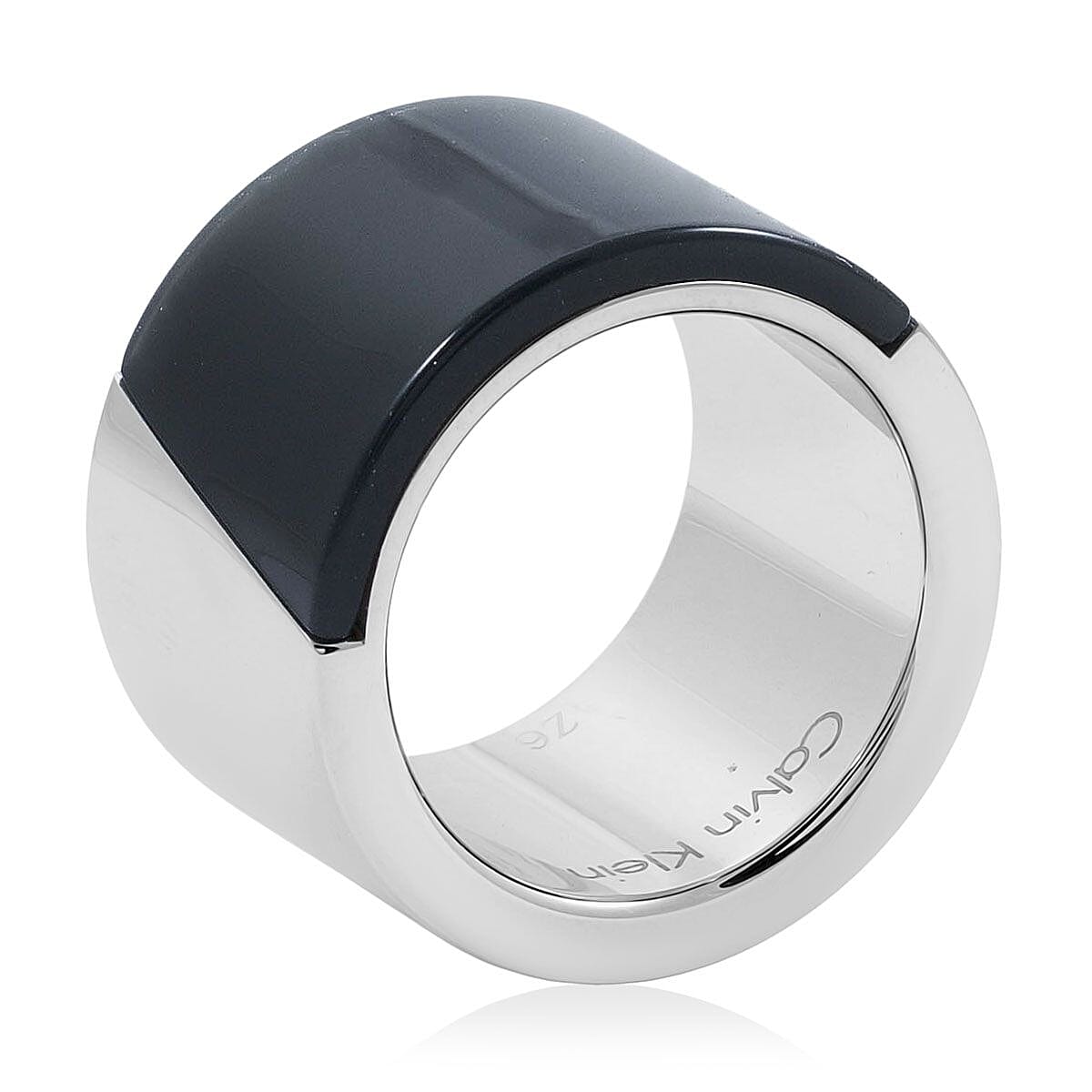 Calvin Klein Closeout Distinct Ring in Stainless Steel (Size 6.0) image number 3