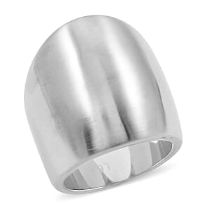 Calvin Klein Closeout Billow Ring in Stainless Steel (Size 6.0)