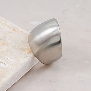 Calvin Klein Closeout Billow Ring in Stainless Steel (Size 6.0)