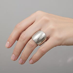 Calvin Klein Closeout Billow Ring in Stainless Steel (Size 6.0)