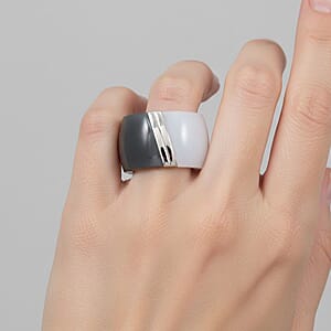 Calvin Klein Closeout Vision Ring in Stainless Steel (Size 6.0)