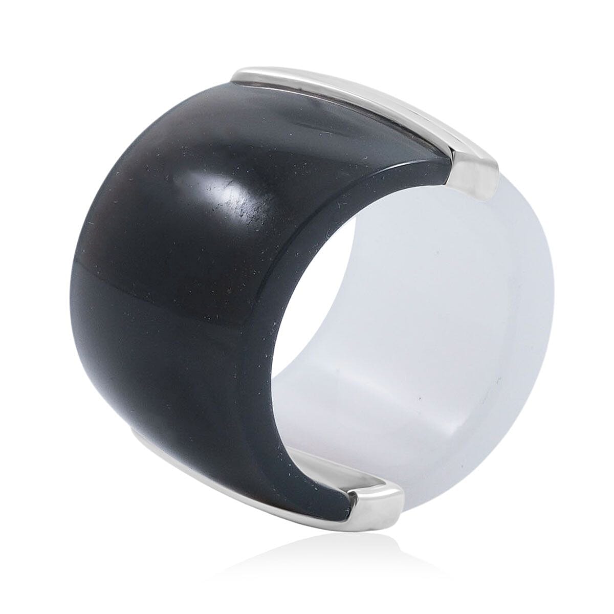 Calvin Klein Closeout Vision Ring in Stainless Steel (Size 6.0) image number 3
