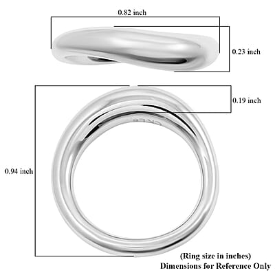 Calvin Klein Closeout Born Ring in Stainless Steel (Size 6.0)