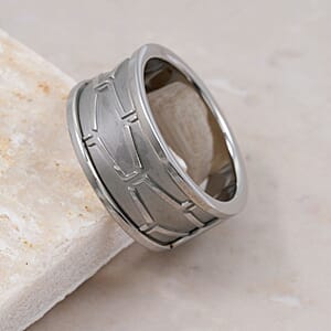 Calvin Klein Closeout Abstract Ring in Stainless Steel (Size 10.0)