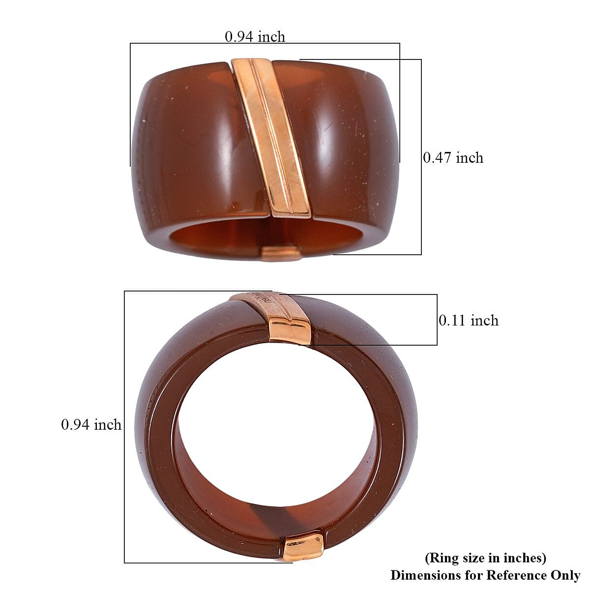 Calvin Klein Vision Ring in ION Plated RG Stainless Steel (Size 6.0) image number 4