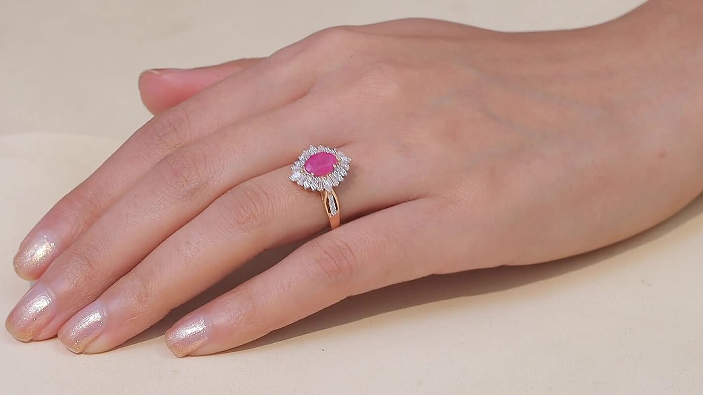 D'Joy Premium Santamaria Aquamarine, Moissanite Ring in Rhodium Over Sterling Silver (Size 7.0) 2.00 ctw