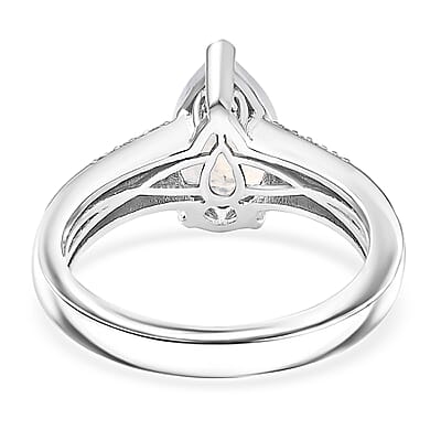 D'Joy Rainbow Moonstone, Multi Gemstone Ring in Rhodium Over Sterling Silver 2.25 ctw (Size 10.0)