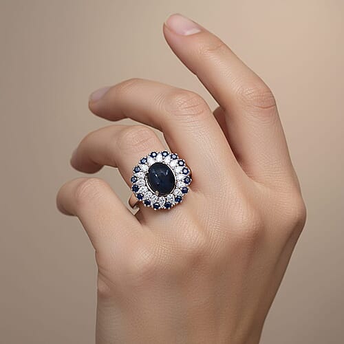Blue Star Sapphire & Blue Sapphire / 10 - Product card gallery slide 3 (10178350317881)