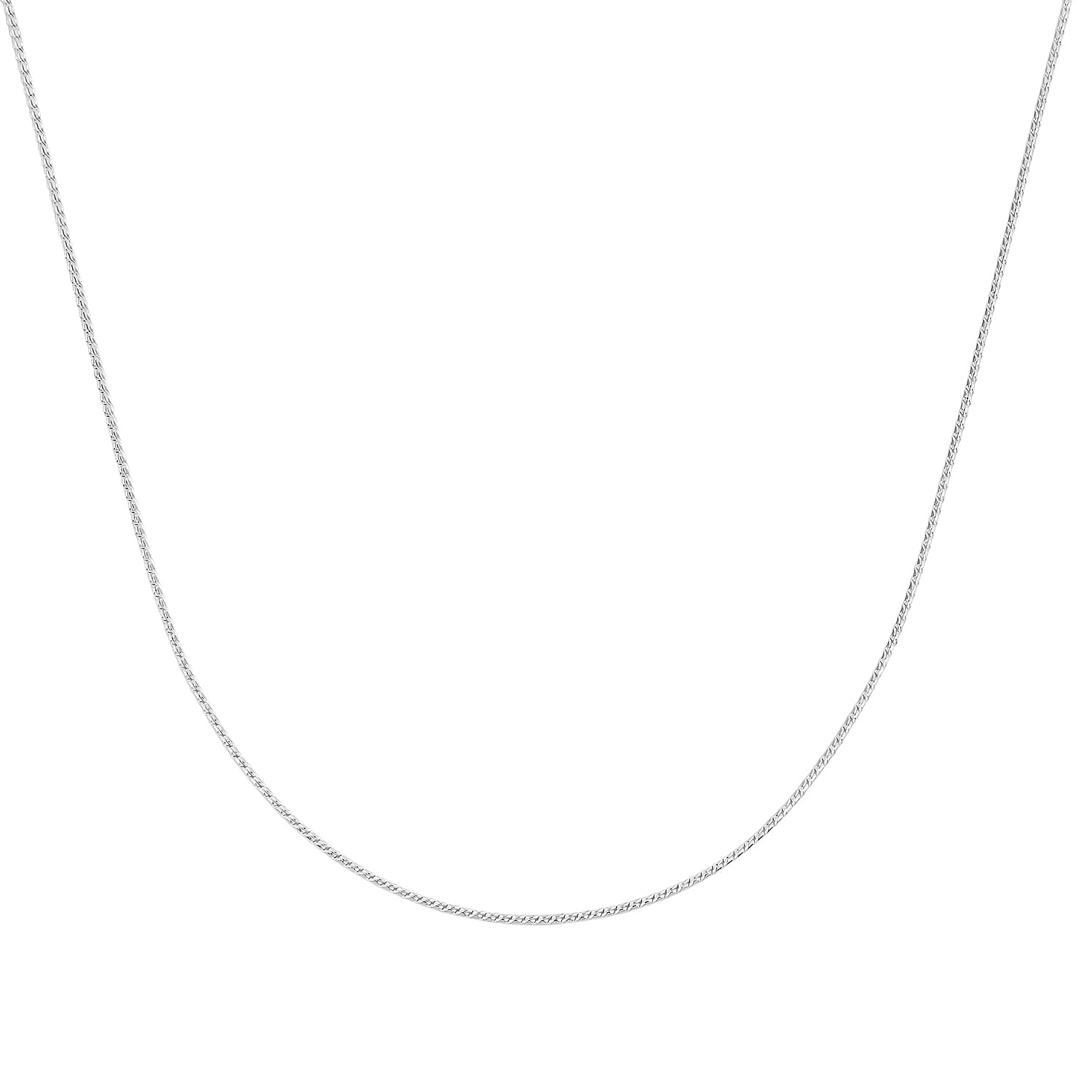 Fancy Link Chain Necklace in Sterling Silver 18-24 Inches 3.50 Grams